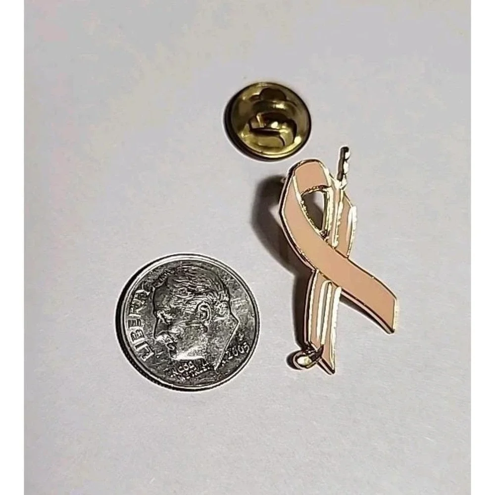 Breast CANCER Awareness GOLF Club Enamel Lapel Pin Support PINK Tie Tack Women